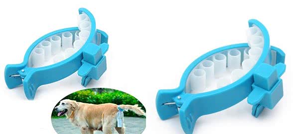 这夹子,让狗狗屁屁上安了个“马桶”,铲屎官解放了