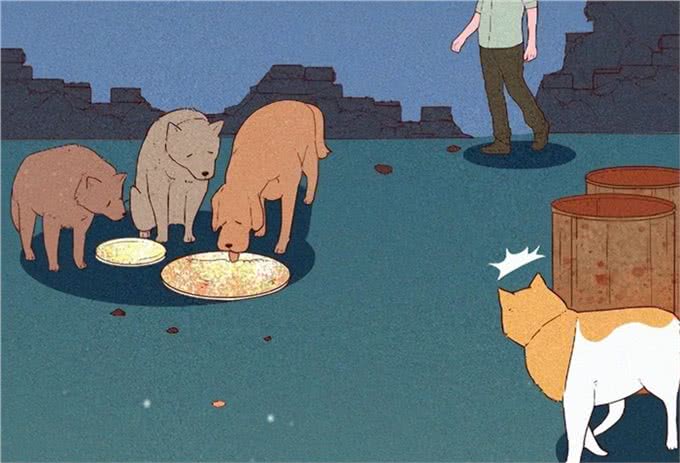 狗朝着没人的地方狂吠，是看到了什么的东西吗?