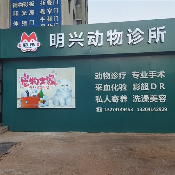 明兴动物诊所:本溪市明山区消防三角地附近