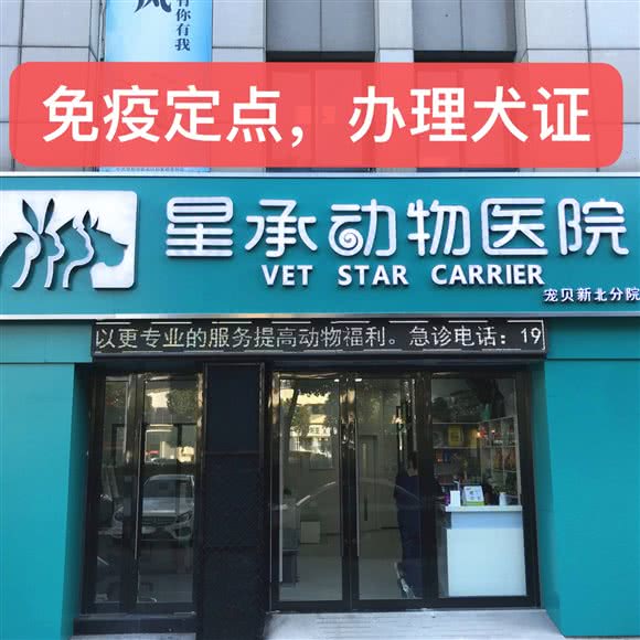 星承动物医院(宠贝新北分院):常州市新北区薛家附近