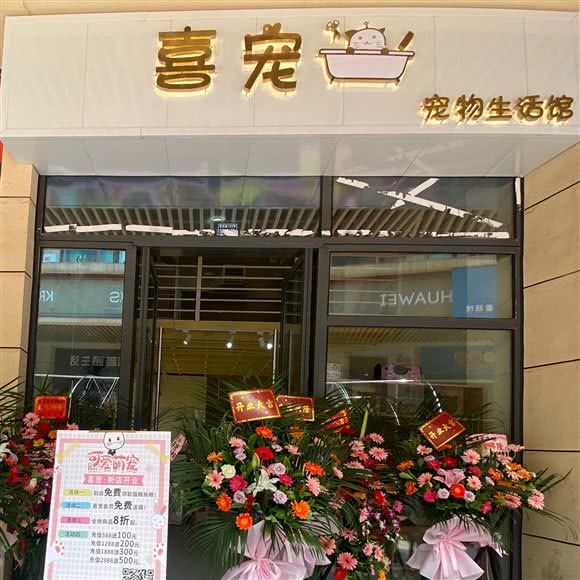 喜宠宠物狗生活馆:乐山市市中区世豪广场商圈附近