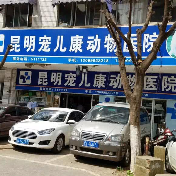 宠儿康动物医院白云路总院(白云路总院):昆明市盘龙区小坝附近