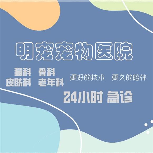 明宠宠物医院:三明市梅列区列东街/沃尔玛附近