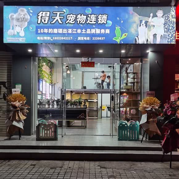 得天宠物连锁店(金地店):湛江市开发区荣基国际广场附近