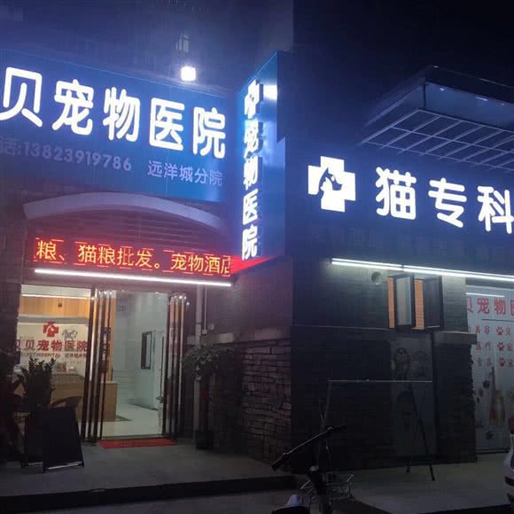 贝贝宠物医院中山总院:中山市东区街道远洋城附近